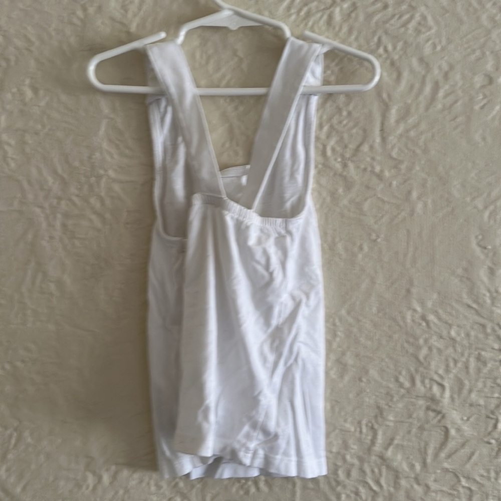 Boden White Cross Back Tank Top 7-8Y Children’s Kids Girls - Picture 3 of 7